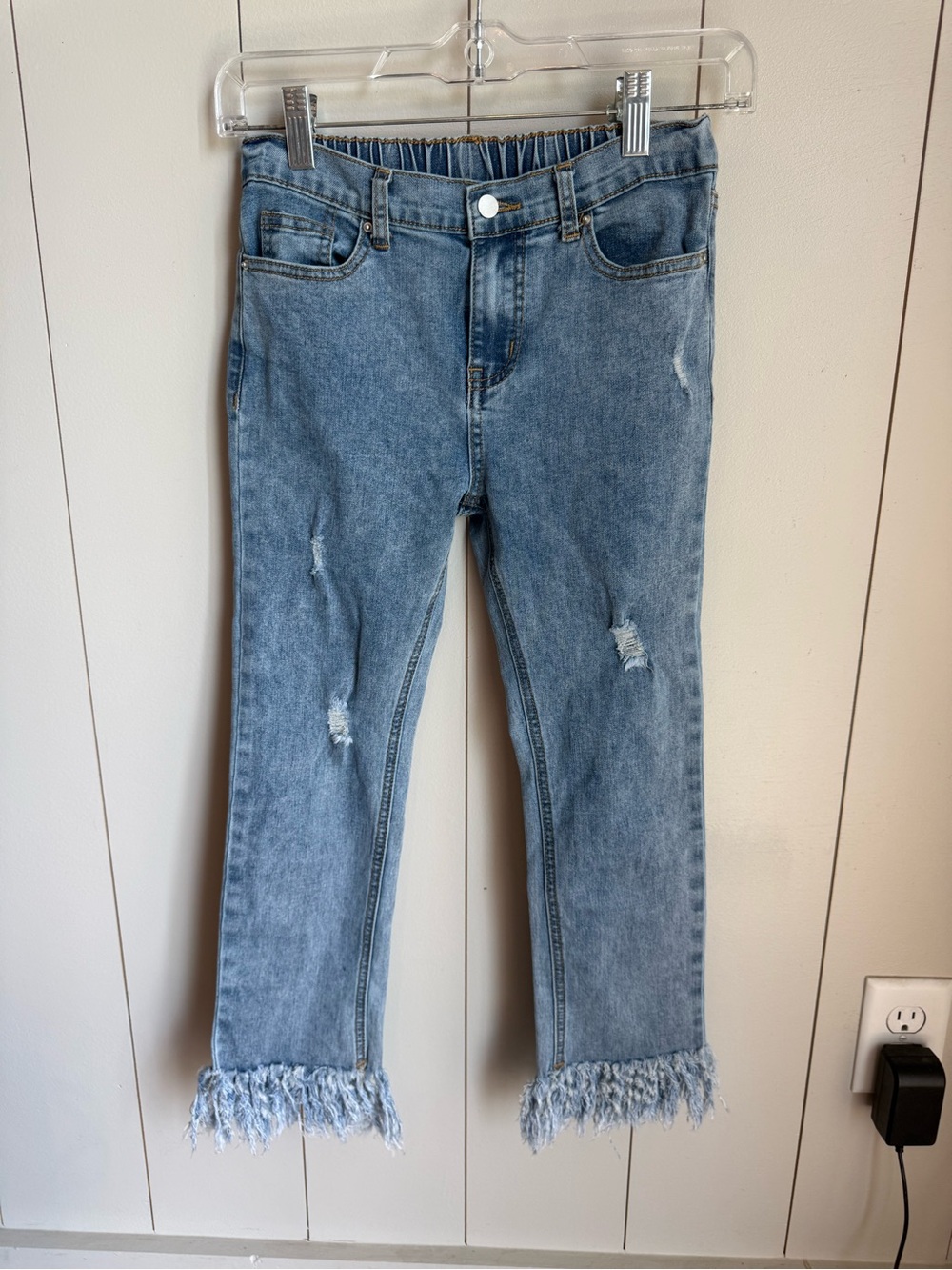 Hayden Girls Distressed Frayed Jeans Size M